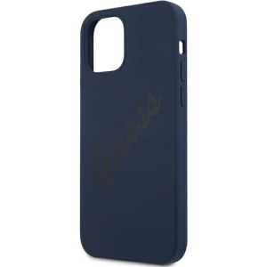 Buy Guess GUHCP12LLSVSBL Apple iPhone 12 Pro Max blue hardcase Script Vintage - GUE880BLU - {ean13} - Home Screen Store Europe