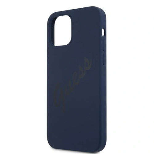 Kup Etui Guess GUHCP12LLSVSBL Apple iPhone 12 Pro Max niebieski/blue hardcase Script Vintage - GUE880BLU - {ean13} - Sklep Home Screen