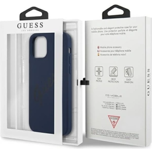 Kup Etui Guess GUHCP12LLSVSBL Apple iPhone 12 Pro Max niebieski/blue hardcase Script Vintage - GUE880BLU - {ean13} - Sklep Home Screen