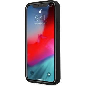 Kup Etui Guess GUHCP12LLSVSBW Apple iPhone 12 Pro Max czarno biały/black white hardcase Silicone Vintage - GUE881BLKWHT - {ean13} - Sklep Home Screen