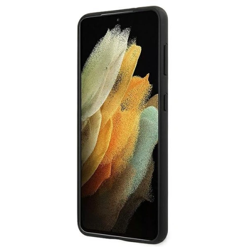 Buy Karl Lagerfeld KLHCS21MSAKICKCSL Samsung Galaxy S21+ Plus silver hardcase Saffiano Ikonik Karl&Choupette Head - KLD454SLV - {ean13} - Home Screen Store Europe