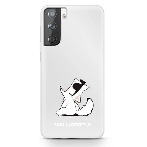 Kup Etui Karl Lagerfeld KLHCS21SCFNRC Samsung Galaxy S21 hardcase transparent Choupette Fun - KLD455CL - {ean13} - Sklep Home Screen