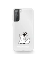 Etui Karl Lagerfeld KLHCS21SCFNRC Samsung Galaxy S21 hardcase transparent Choupette Fun