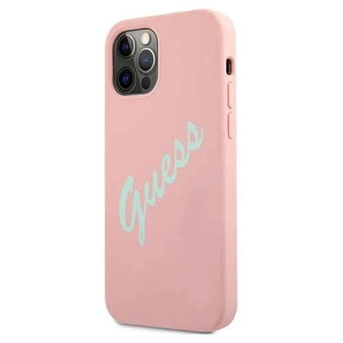 Kup Etui Guess GUHCP12LLSVSPG Apple iPhone 12 Pro Max rózsaszín zöld/green pink hardcase Szilikon Vintage - GUE883GRNPNK - {ean13} - Sklep Home Screen