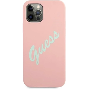 Kup Etui Guess GUHCP12LLSVSPG Apple iPhone 12 Pro Max różowo zielony/green pink hardcase Silicone Vintage - GUE883GRNPNK - {ean13} - Sklep Home Screen