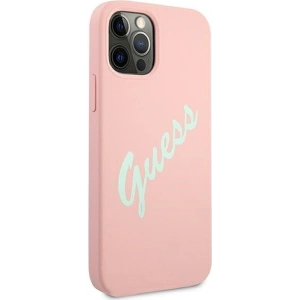 Kup Etui Guess GUHCP12LLSVSPG Apple iPhone 12 Pro Max różowo zielony/green pink hardcase Silicone Vintage - GUE883GRNPNK - {ean13} - Sklep Home Screen
