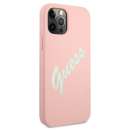 Kup Etui Guess GUHCP12LLSVSPG Apple iPhone 12 Pro Max rózsaszín zöld/green pink hardcase Szilikon Vintage - GUE883GRNPNK - {ean13} - Sklep Home Screen