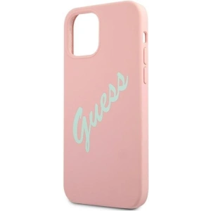 Kup Etui Guess GUHCP12LLSVSPG Apple iPhone 12 Pro Max różowo zielony/green pink hardcase Silicone Vintage - GUE883GRNPNK - {ean13} - Sklep Home Screen