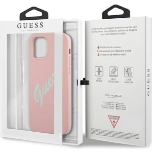 Kup Etui Guess GUHCP12LLSVSPG Apple iPhone 12 Pro Max różowo zielony/green pink hardcase Silicone Vintage - GUE883GRNPNK - {ean13} - Sklep Home Screen