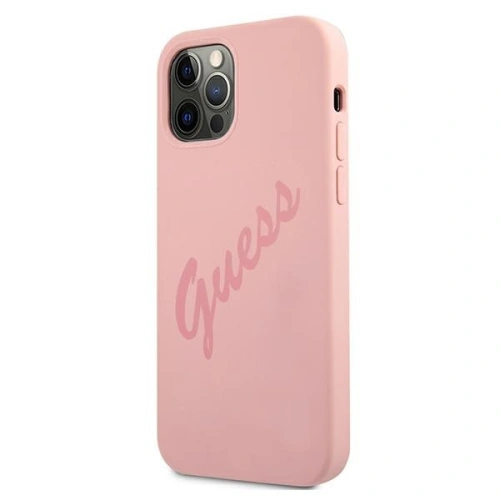 Kup Etui Guess GUHCP12LLSVSPI Apple iPhone 12 Pro Max różowy/pink hardcase Script Vintage - GUE884PNK - {ean13} - Sklep Home Screen