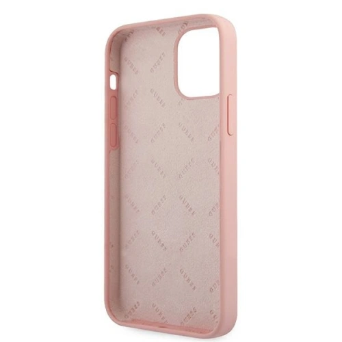 Buy Guess GUHCP12LLSVSPI Apple iPhone 12 Pro Max pink hardcase Script Vintage - GUE884PNK - {ean13} - Home Screen Store Europe