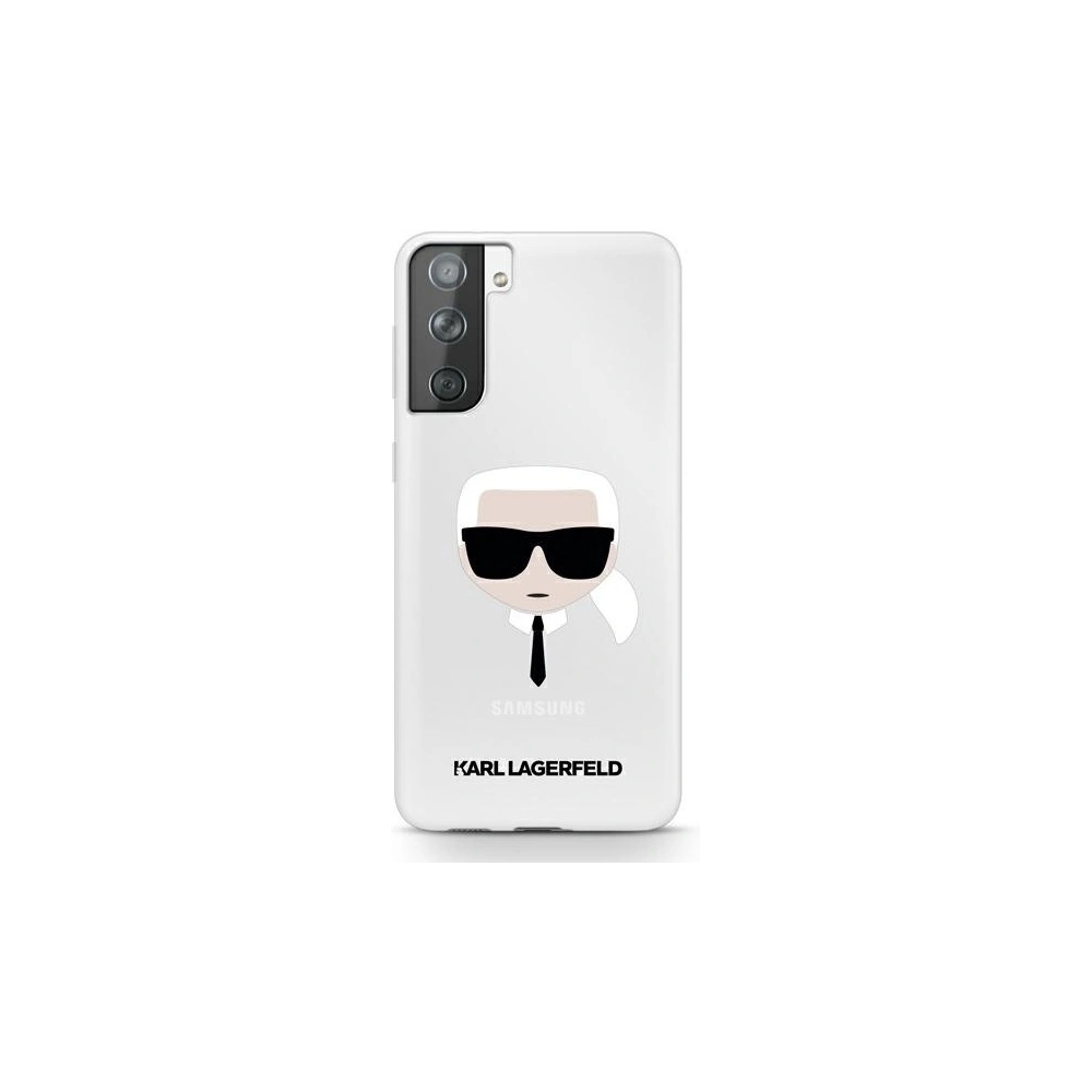 Etui Karl Lagerfeld KLHCS21SKTR Samsung Galaxy S21 hardcase Transparent Karl`s Head