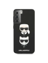 Kup Karl Lagerfeld Samsung Tasche KLHCS21SSAKICKCBK Galaxy S21 schwarz/schwarz Hartschale Saffiano Ikonik Karl&Choupette Head - KLD460BLK - {ean13} - Sklep Home Screen