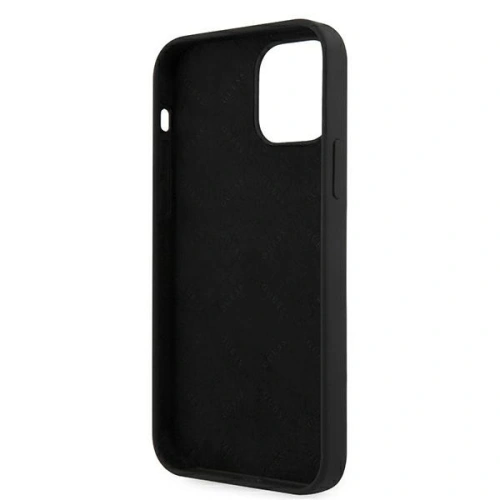 Kup Etui Guess GUHCP12MLSVSBW Apple iPhone 12/12 Pro czarno biały/black white hardcase Silicone Vintage - GUE892BLKWHT - {ean13} - Sklep Home Screen