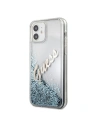 Kup Etui Guess GUHCP12SGLVSBL Apple iPhone 12 mini albastru/blue hardcase Glitter Vintage Script - GUE897BLU - {ean13} - Sklep Home Screen