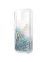 Kup Etui Guess GUHCP12SGLVSBL Apple iPhone 12 mini albastru/blue hardcase Glitter Vintage Script - GUE897BLU - {ean13} - Sklep Home Screen