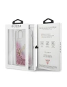 Kup Etui Guess GUHCP12SGLVSPI Apple iPhone 12 mini rózsaszín/pink hardcase Glitter Vintage Script - GUE899PNK - {ean13} - Sklep Home Screen