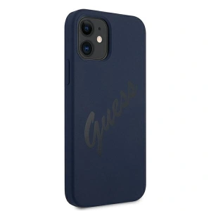 Kup Etui Guess GUHCP12SLSVSBL Apple iPhone 12 mini niebieski/blue hardcase Script Vintage - GUE901BLU - {ean13} - Sklep Home Screen