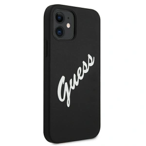 Kup Etui Guess GUHCP12SLSVSBW Apple iPhone 12 mini czarno biały/black white hardcase Silicone Vintage - GUE902BLKWHT - {ean13} - Sklep Home Screen