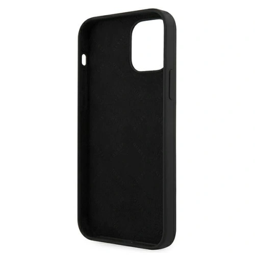Kup Etui Guess GUHCP12SLSVSBW Apple iPhone 12 mini czarno biały/black white hardcase Silicone Vintage - GUE902BLKWHT - {ean13} - Sklep Home Screen