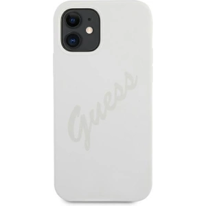 Kup Etui Guess GUHCP12SLSVSCR Apple iPhone 12 mini kremowy/cream hardcase Script Vintage - GUE903CRE - {ean13} - Sklep Home Screen