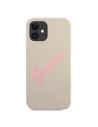 Kup Etui Guess GUHCP12SLSVSGP Apple iPhone 12 mini šedo růžový/grey pink hardcase Silicone Vintage - GUE904GRYPNK - {ean13} - Sklep Home Screen