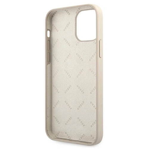 Kup Etui Guess GUHCP12SLSVSGP Apple iPhone 12 mini šedo růžový/grey pink hardcase Silicone Vintage - GUE904GRYPNK - {ean13} - Sklep Home Screen