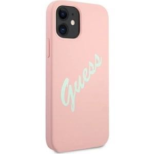 Kup Etui Guess GUHCP12SLSVSPG Apple iPhone 12 mini różowo zielony/green pink hardcase Silicone Vintage - GUE905PNKGRN - {ean13} - Sklep Home Screen