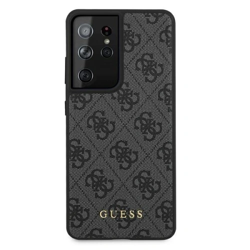 Kup Etui Guess GUHCS21LG4GFGR Samsung Galaxy S21 Ultra szürke/grey kemény ház 4G Fém Arany Logó - GUE906GRY - {ean13} - Sklep Home Screen