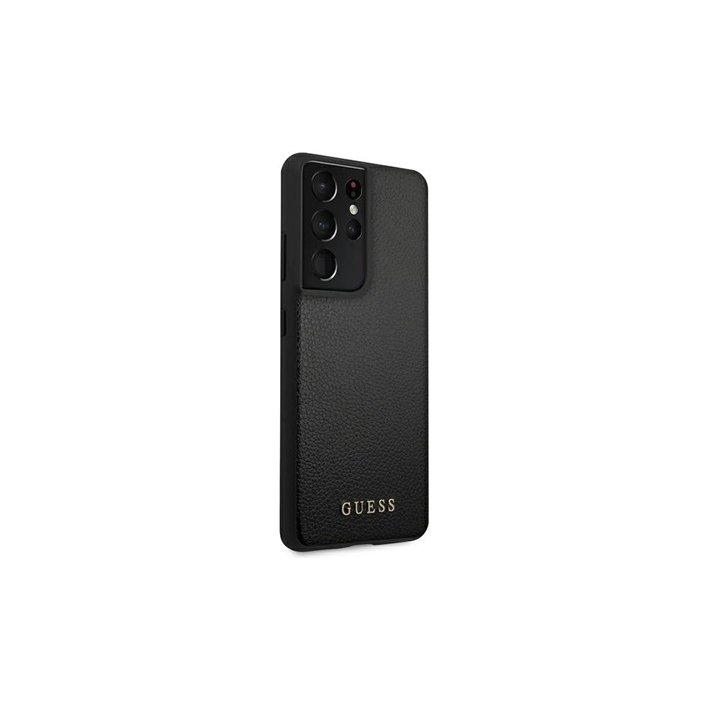 Etui Guess GUHCS21LIGLBK Samsung Galaxy S21 Ultra czarny/black hard case Iridescent