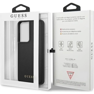 Buy Guess GUHCS21LIGLBK Samsung Galaxy S21 Ultra black hard case Iridescent - GUE907BLK - {ean13} - Home Screen Store Europe