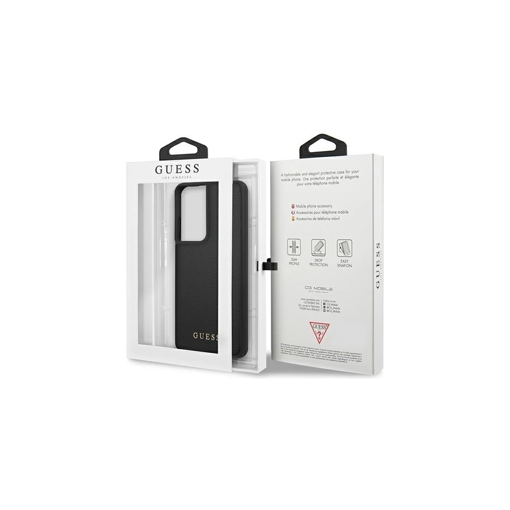 Etui Guess GUHCS21LIGLBK Samsung Galaxy S21 Ultra czarny/black hard case Iridescent