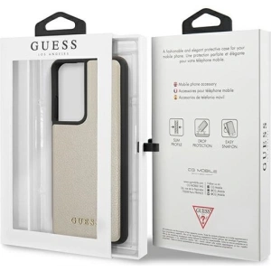Buy Guess GUHCS21LIGLGO Samsung Galaxy S21 Ultra gold hard case Iridescent - GUE908GLD - {ean13} - Home Screen Store Europe