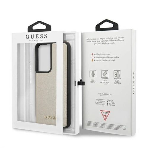 Kup Etui Guess GUHCS21LIGLGO Samsung Galaxy S21 Ultra złoty/gold hard case Iridescent - GUE908GLD - {ean13} - Sklep Home Screen
