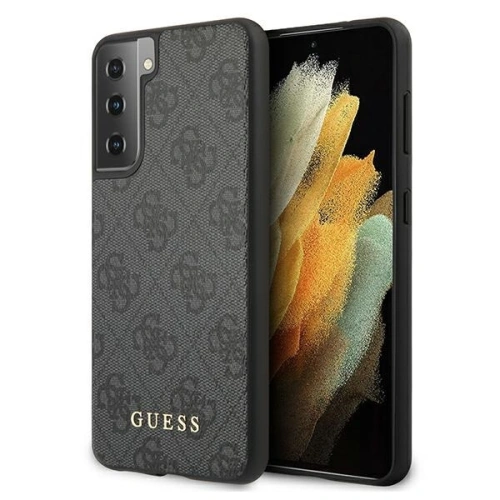 Kup Etui Guess GUHCS21MG4GFGR Samsung Galaxy S21+ Plus szürke/grey kemény tok 4G Fém Arany Logó - GUE912GRY - {ean13} - Sklep Home Screen