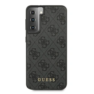 Kup Etui Guess GUHCS21MG4GFGR Samsung Galaxy S21+ Plus szary/grey hard case 4G Metal Gold Logo - GUE912GRY - {ean13} - Sklep Home Screen