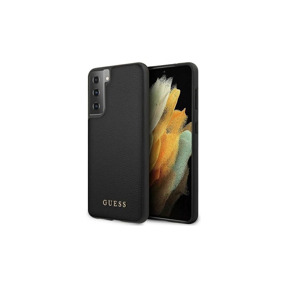 Etui Guess GUHCS21MIGLBK Samsung Galaxy S21+ Plus czarny/black hard case Iridescent