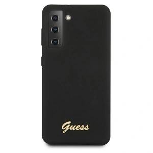 Kup Etui Guess GUHCS21MLSLMGBK Samsung Galaxy S21+ Plus czarny/black hardcase Silicone Script Metal Logo - GUE915BLK - {ean13} - Sklep Home Screen