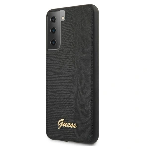 Kup Etui Guess GUHCS21MPCUMLLIBK Samsung Galaxy S21+ Plus czarny/black hardcase Lizard Collection - GUE916BLK - {ean13} - Sklep Home Screen