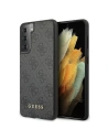 Buy Guess GUHCS21SG4GFGR Samsung Galaxy S21 grey hard case 4G Metal Gold Logo - GUE918GRY - {ean13} - Home Screen Store Europe