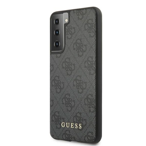 Buy Guess GUHCS21SG4GFGR Samsung Galaxy S21 grey hard case 4G Metal Gold Logo - GUE918GRY - {ean13} - Home Screen Store Europe
