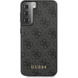 Kup Etui Guess GUHCS21SG4GFGR Samsung Galaxy S21 gri/grey hard case 4G Metal Gold Logo - GUE918GRY - {ean13} - Sklep Home Screen