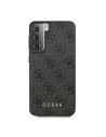 Buy Guess GUHCS21SG4GFGR Samsung Galaxy S21 grey hard case 4G Metal Gold Logo - GUE918GRY - {ean13} - Home Screen Store Europe