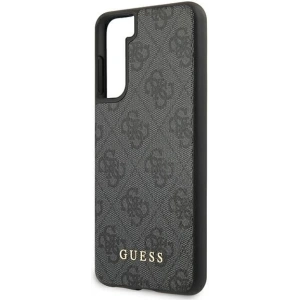 Kup Etui Guess GUHCS21SG4GFGR Samsung Galaxy S21 gri/grey hard case 4G Metal Gold Logo - GUE918GRY - {ean13} - Sklep Home Screen