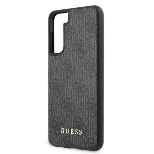 Buy Guess GUHCS21SG4GFGR Samsung Galaxy S21 grey hard case 4G Metal Gold Logo - GUE918GRY - {ean13} - Home Screen Store Europe