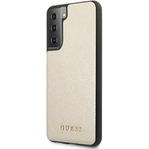 Kup Etui Guess GUHCS21SIGLGO Samsung Galaxy S21 aurie/case rigid Iridescent - GUE920GLD - {ean13} - Sklep Home Screen