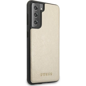 Kup Etui Guess GUHCS21SIGLGO Samsung Galaxy S21 aurie/case rigid Iridescent - GUE920GLD - {ean13} - Sklep Home Screen