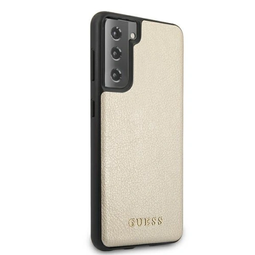 Kup Etui Guess GUHCS21SIGLGO Samsung Galaxy S21 aurie/case rigid Iridescent - GUE920GLD - {ean13} - Sklep Home Screen