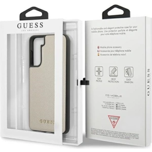 Kup Etui Guess GUHCS21SIGLGO Samsung Galaxy S21 aurie/case rigid Iridescent - GUE920GLD - {ean13} - Sklep Home Screen