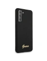 Kup Etui Guess GUHCS21SLSLMGBK Samsung Galaxy S21 fekete/black hardcase Silicone Script Metal Logo - GUE921BLK - {ean13} - Sklep Home Screen